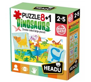 Bild von Puzzle 8+1 Dinozaury HEADU