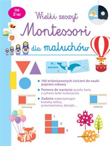 Obrazek Wielki zeszyt Montessori dla maluchów