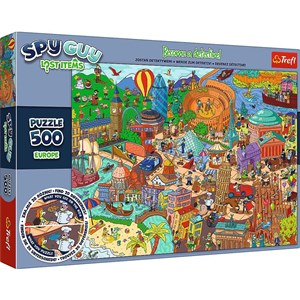 Bild von Puzzle 500 Spy Guy Lost Items Europe 37481