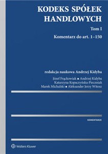 Bild von Kodeks spółek handlowych Komentarz Tom 1