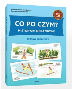 Obrazek Historyjki obrazkowe. Co po czym? Zestaw niebieski