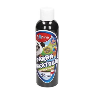 Obrazek Farba plakatowa czarna 250ml