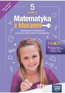 Obrazek Matematyka z kluczem NEON podręcznik dla klasy 5 część 2 szkoły podstawowej EDYCJA 2024-2026