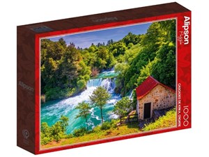 Obrazek Puzzle 1000 Chorwacja, Wodospady Krka