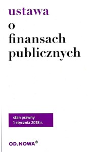 Obrazek Ustawa o finansach publicznych