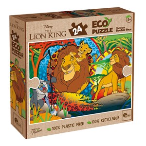 Bild von Puzzle 26 dwustronne Eko Król Lew