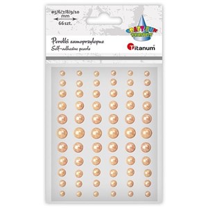 Bild von Perełki samoprzylepne 66szt jasnozłote mix