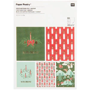 Bild von POSTKARTENBLOCK ADVENT, ADVENT FSC MIX