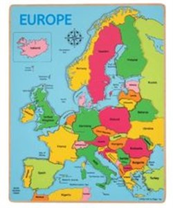 Bild von Puzzle Mapa Europy 25 elementów