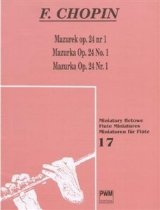 Obrazek Mazurek op. 24 nr 1, MF na fortepian PWM