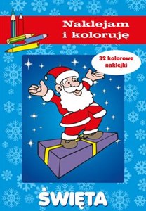 Obrazek Święta Naklejam i koloruję