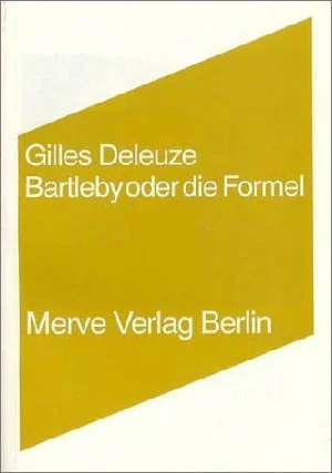 Bild von DELEUZE, G: BARTLEBY