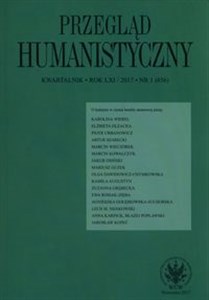 Obrazek Przegląd Humanistyczny 1/2017