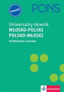 Obrazek Pons Uniwersalny słownik włosko polski polsko włoski 40 000 haseł i zwrotów