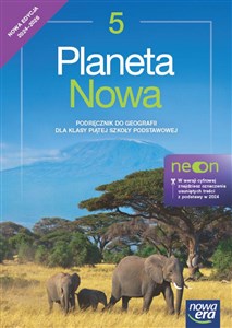 Obrazek Geografia Planeta nowa NEON podręcznik dla klasy 5 szkoły podstawowej EDYCJA 2024-2026