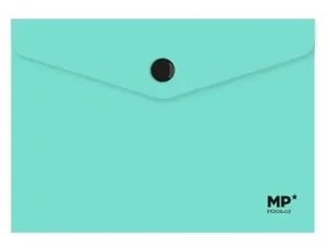 Obrazek Teczka kopertowa A6 na zatrzask turkusowa