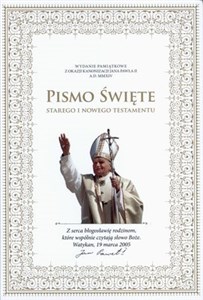 Bild von Pismo Święte Starego i Nowego Testamentu Wydanie pamiątkowe z okazji kanonizacji Jana Pawła II A.D. MMXIV