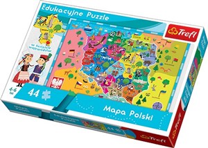 Bild von Puzzle edukacyjne 44 Mapa Polski