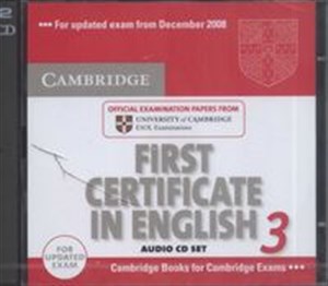 Bild von First Certificate in English 3 CD