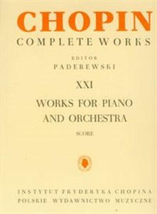 Bild von Chopin Complete Works XXI Utwory na fortepian i orkiestrę