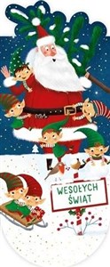 Obrazek Zakładka magnetyczna BN Mikołaj z elfami