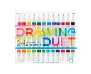 Obrazek Flamastry dwustronne Drawing Duet OOLY 130-065