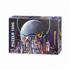 Obrazek Puzzle 1000 Księżycowe miasto