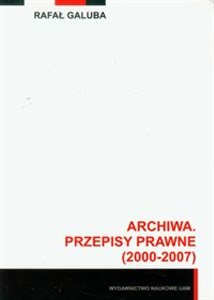 Bild von Archiwa przepisy prawne 2000-2007 z płytą CD