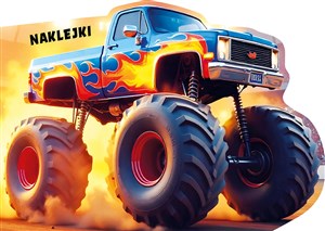 Obrazek Monster truck. Wykrojnik