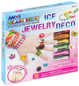 Obrazek Farby witrażowe AMOS Ice Jewelry