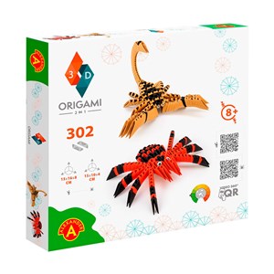 Bild von Origami 3d 2 w 1 pająk skorpion