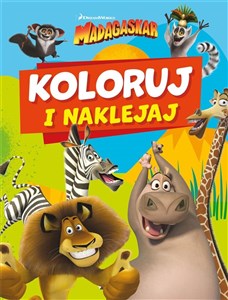 Obrazek Koloruj i naklejaj. Madagaskar