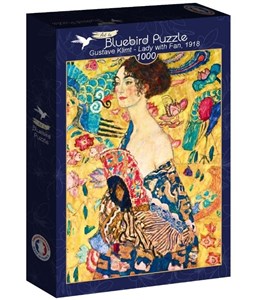 Bild von Puzzle 1000 Kobieta z wachlarzem, Gustave Klimt