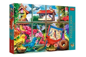 Obrazek Puzzle 1000 Premium Plus Quality Tea Time: Świat ptaków