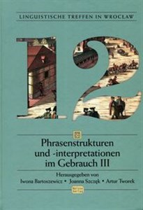 Obrazek Linguistische Treffen in Wrocław 12 Phrasenstrukturen und interpretationen im Gebrauch III