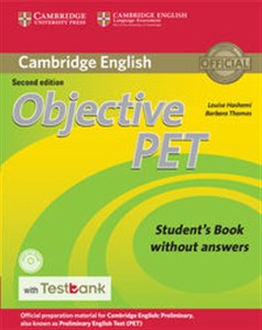 Bild von Objective PET Student's Book without Answers with CD-ROM with Testbank