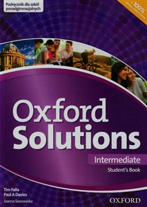 Bild von Oxford Solutions Intermediate Podręcznik Szkoła ponadgimnazjalna