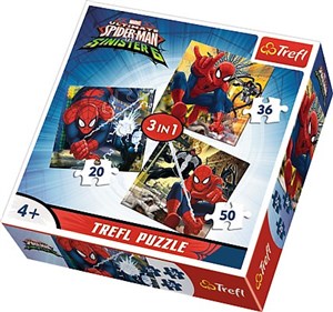 Obrazek Puzzle 3w1 Świat Spider-Man
