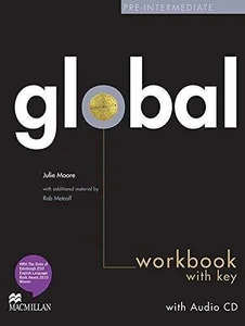 Bild von Global Pre-Intermediate WB + CD with key MACMILLAN