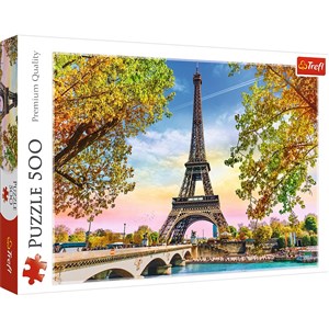 Obrazek Puzzle Romantyczny Paryż 500