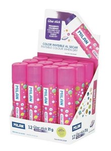 Bild von Klej w sztyfcie 21g różowy (12szt) MILAN