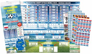 Obrazek Terminarz meczów z naklejkami. Mistrzostwa Europy w Piłce Nożnej 2024