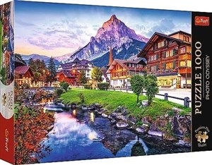 Bild von Puzzle 1000 Premium Plus Quality Photo Odyssey: Alpejskie miasteczko, Szwajcaria