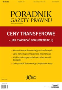Obrazek Ceny transferowe - jak tworzyć dokumentację Poradnik Gazety prawnej 10/2017