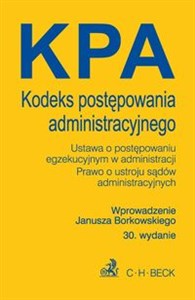 Bild von Kodeks postępowania administracyjnego wprowadzenie Janusza Borkowskiego