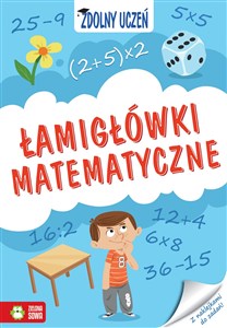 Obrazek Zdolny uczeń Łamigłówki matematyczne