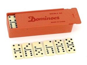 Obrazek Domino w plastikowym pudełku