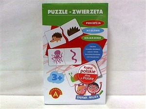 Obrazek Zabawa i Nauka - Puzzle Zwierzęta ALEX