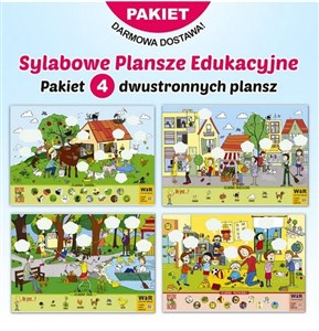 Bild von Pakiet: Sylabowe plansze edukacyjne (4szt.)