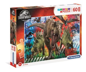 Bild von Puzzle Supercolor 60 Maxi Jurassic World